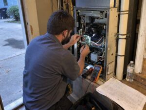 Troubleshooting a residential no-heat call at the control board by Aegis Heating and Air