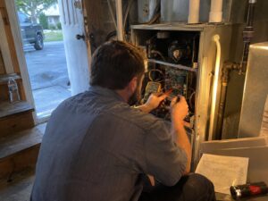 Troubleshooting a residential no-heat call at the control board in Gas Line Installation by Aegis Heating and Air