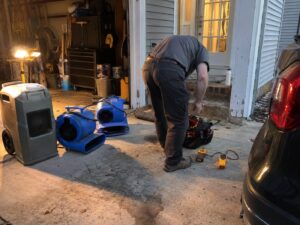 Staging equipment before a service day in Installation by Aegis Heating and Air